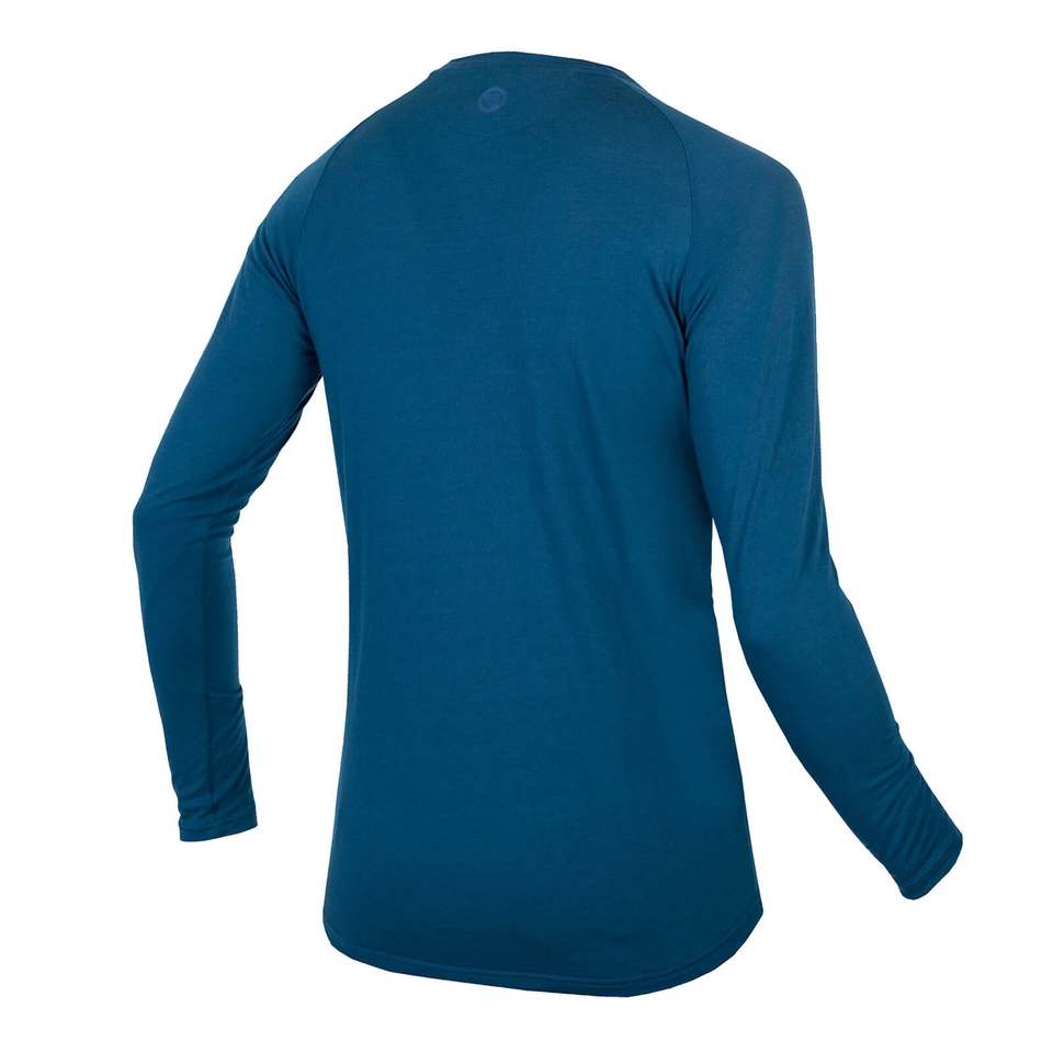 Men's BaaBaa Blend L/S Baselayer - Blueberry - XL