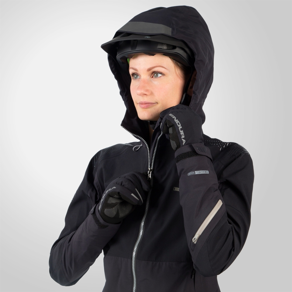 Women's MT500 Waterproof Jacket - Black - XL