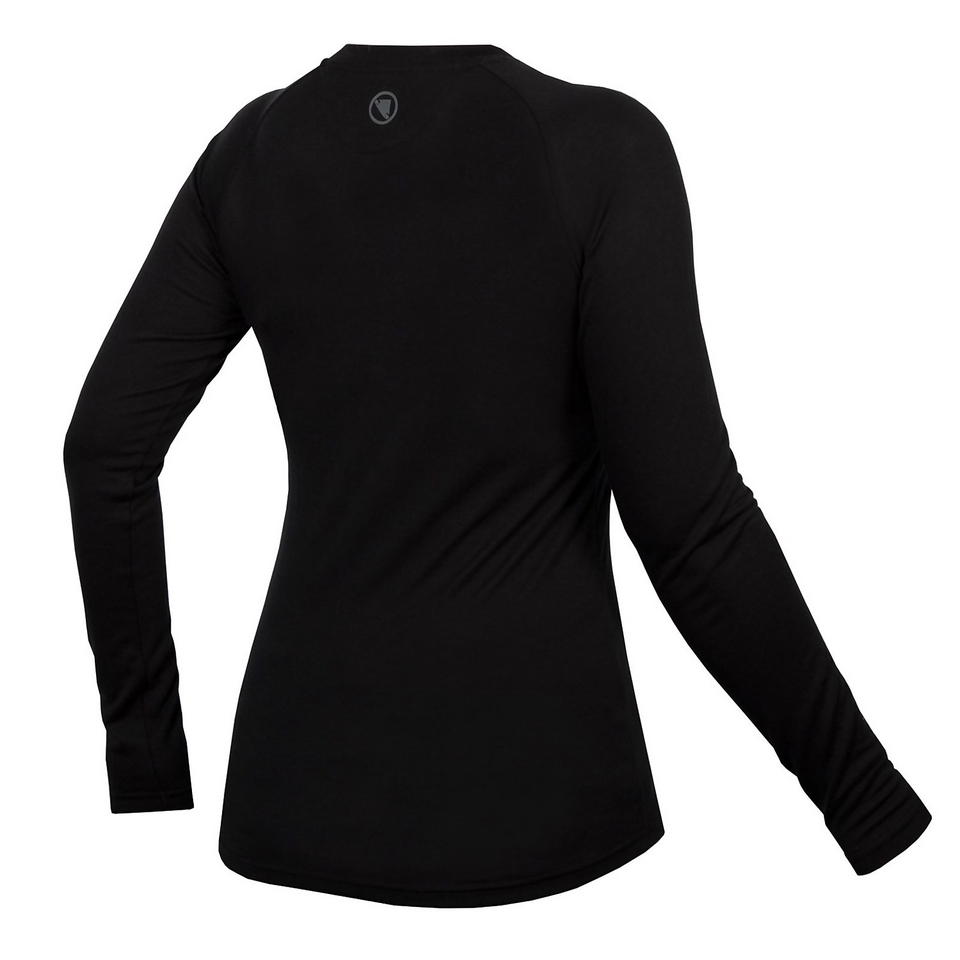 Women's BaaBaa Blend L/S Baselayer - Black - XL