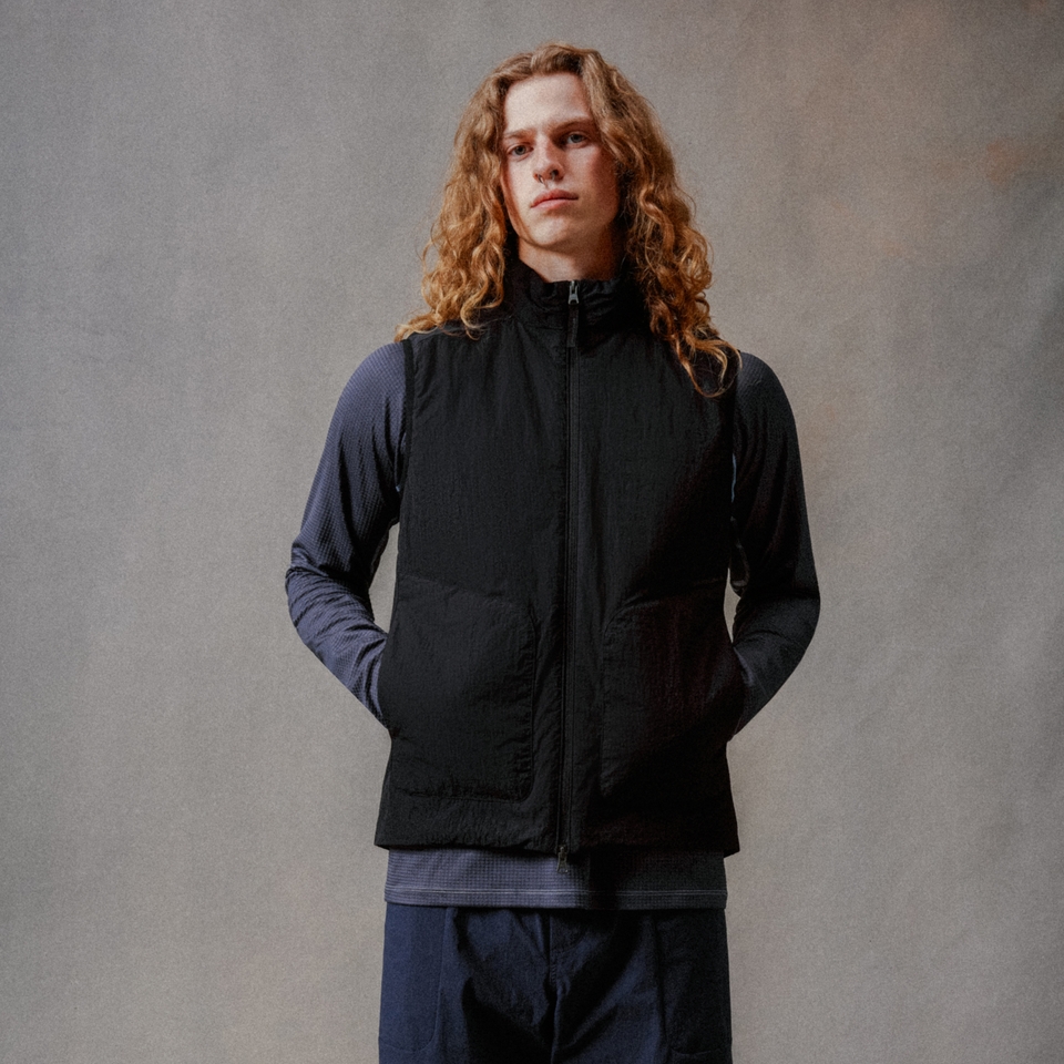 Unisex Corner Gilet Black - XXS