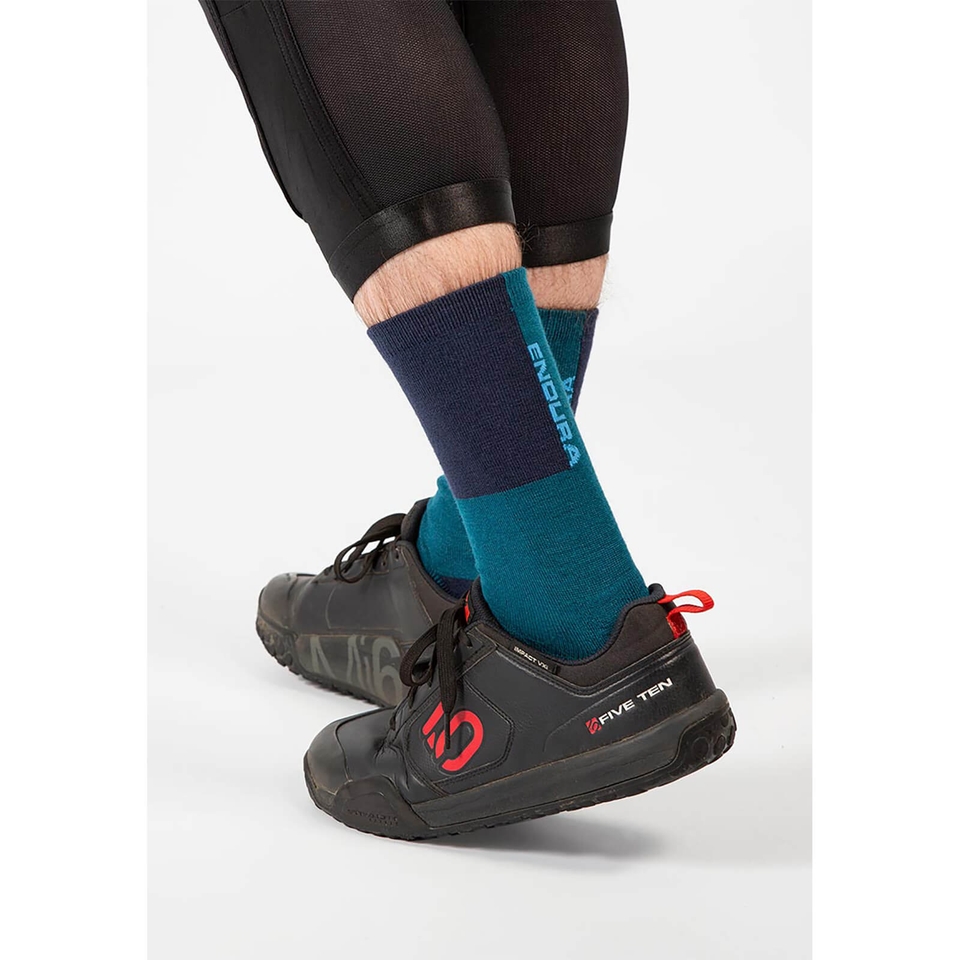 Men's BaaBaa Merino Winter Sock - Black - S-M