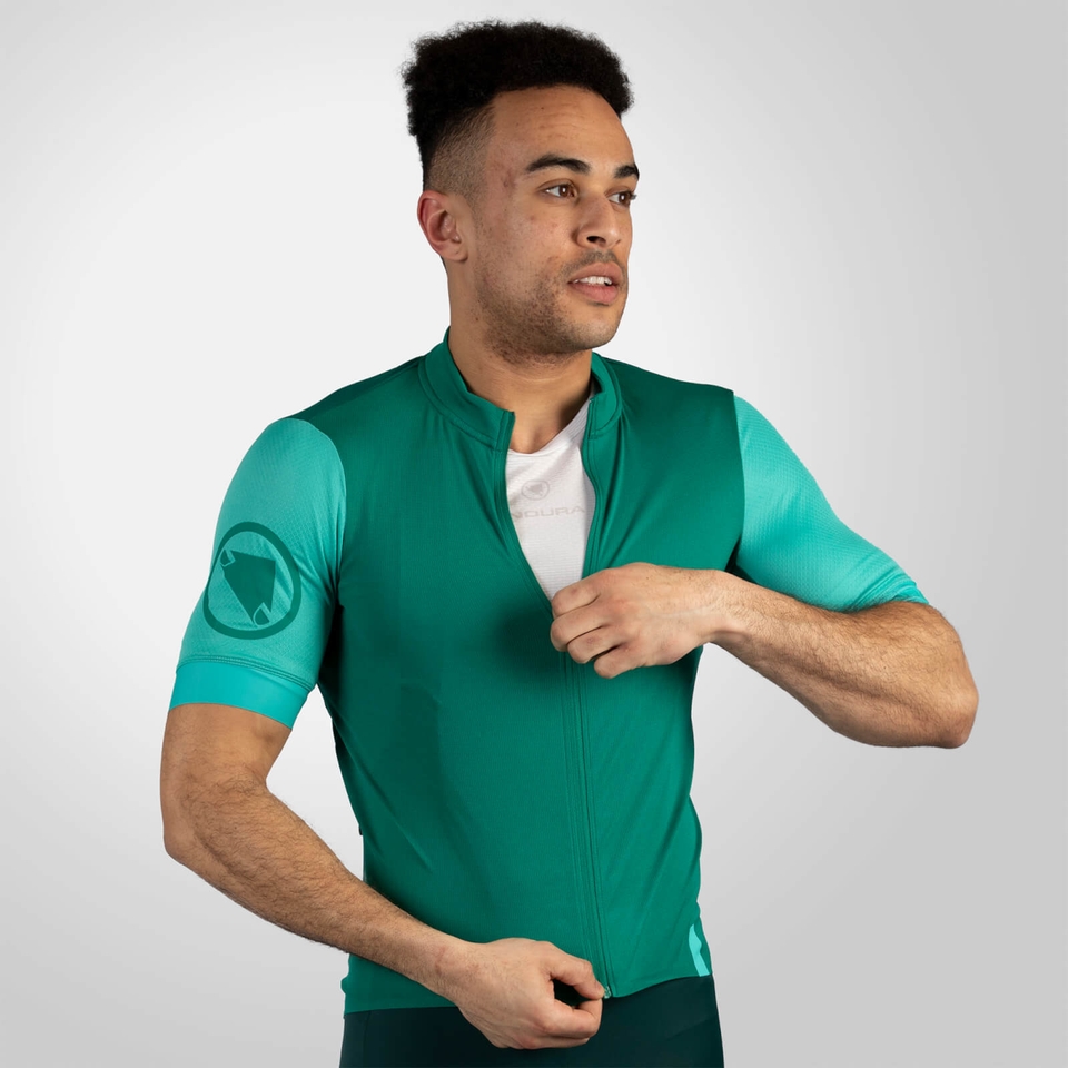 Men's FS260 S/S Jersey - Emerald Green - XXL (Relaxed Fit)