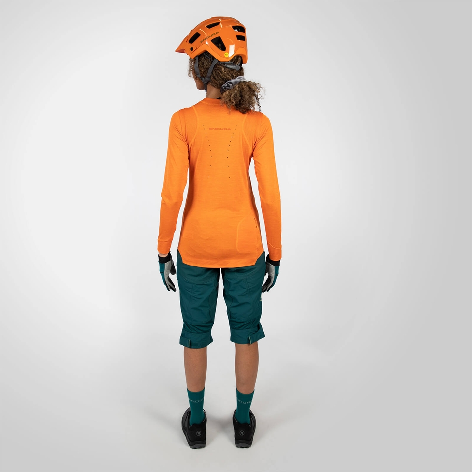 Women's Hummvee ¾ Short with Liner - Deep Teal - XL