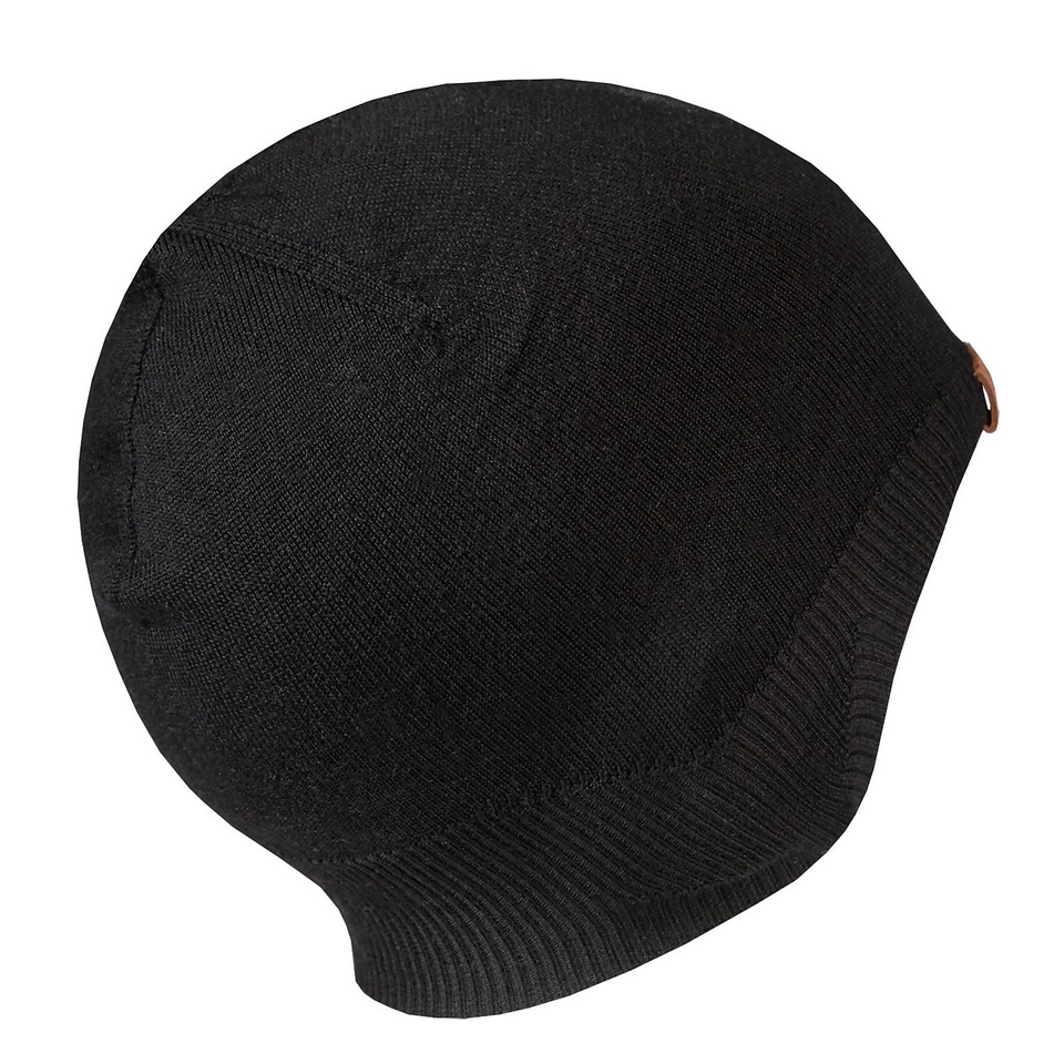 Men's BaaBaa Merino Skullcap II - Black - One Size