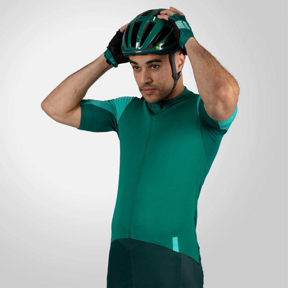Men's FS260 S/S Jersey - Emerald Green - XXL (Relaxed Fit)