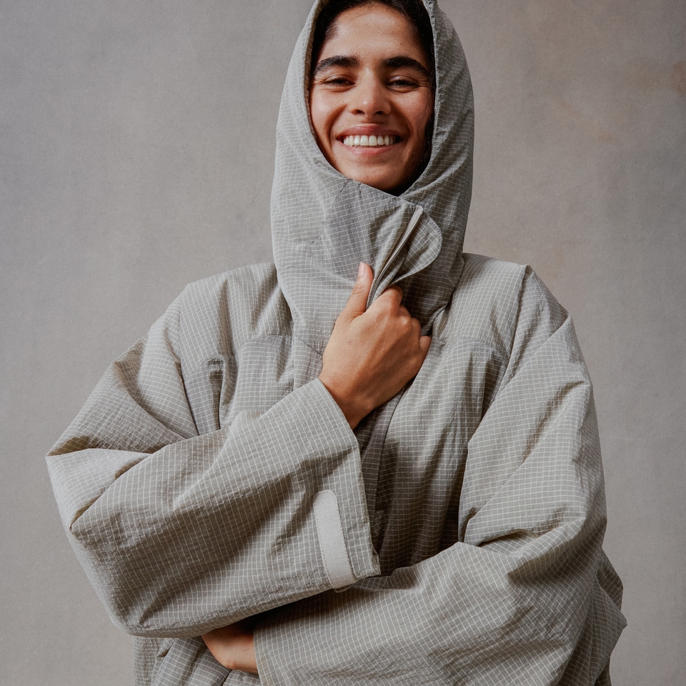 Unisex Corner Changing Robe French Oak - 2XL