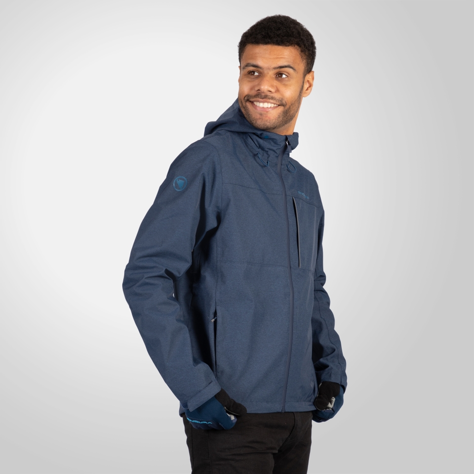 Men's Hummvee Waterproof Hooded Jacket - Ink Blue - 2XL