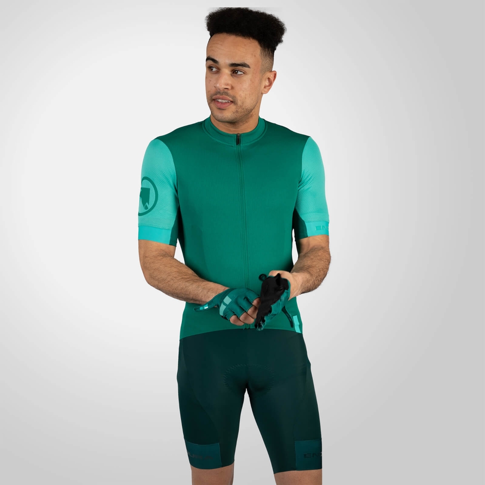 Men's FS260 S/S Jersey - Emerald Green - XXL (Relaxed Fit)