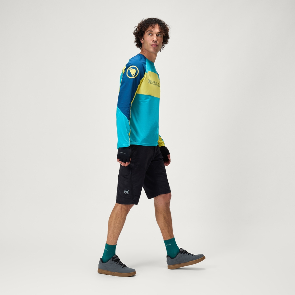 Men's Hummvee Short with Liner - Black Camo - XXL