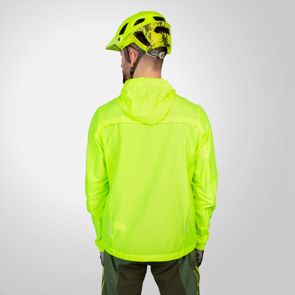 Men's Hummvee Windproof Shell Jacket - Hi-Viz Yellow - XXXL