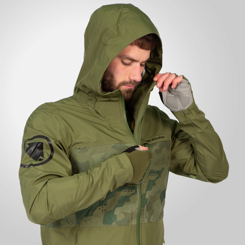 Men's SingleTrack Jacket II - Olive Green - XXXL