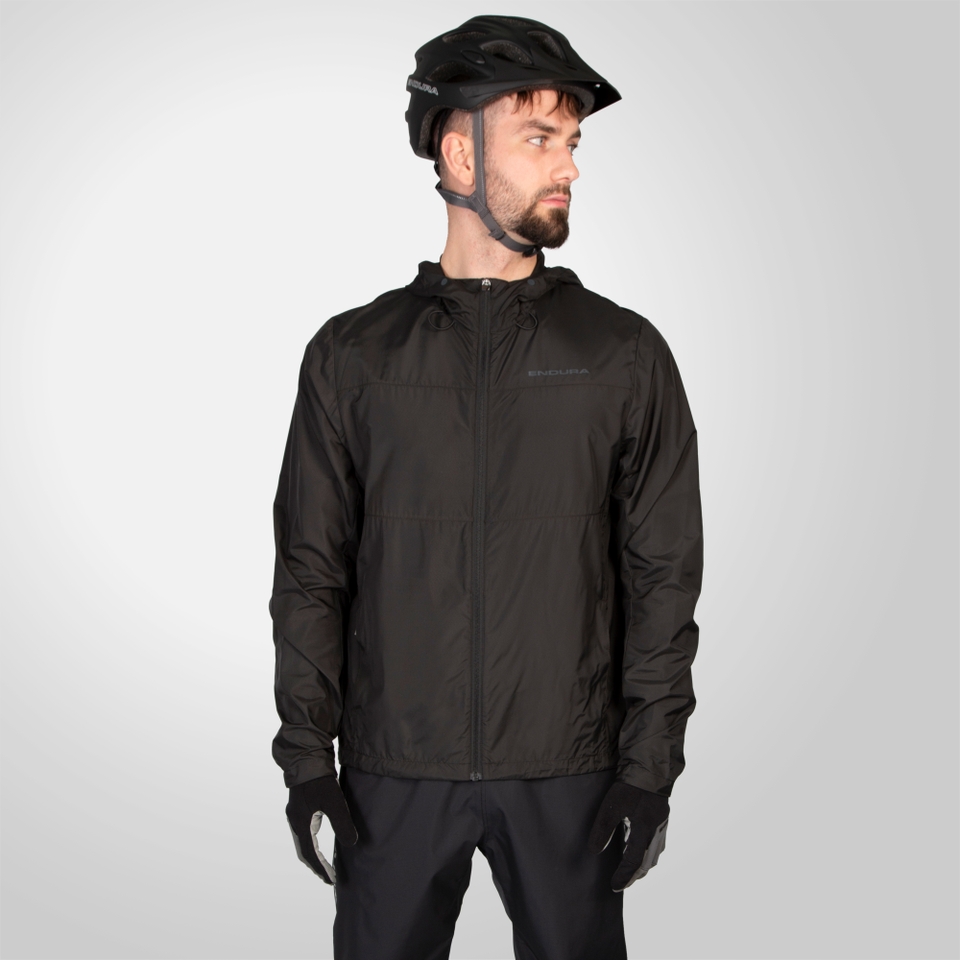 Men's Hummvee Windproof Shell Jacket - Black - XXXL