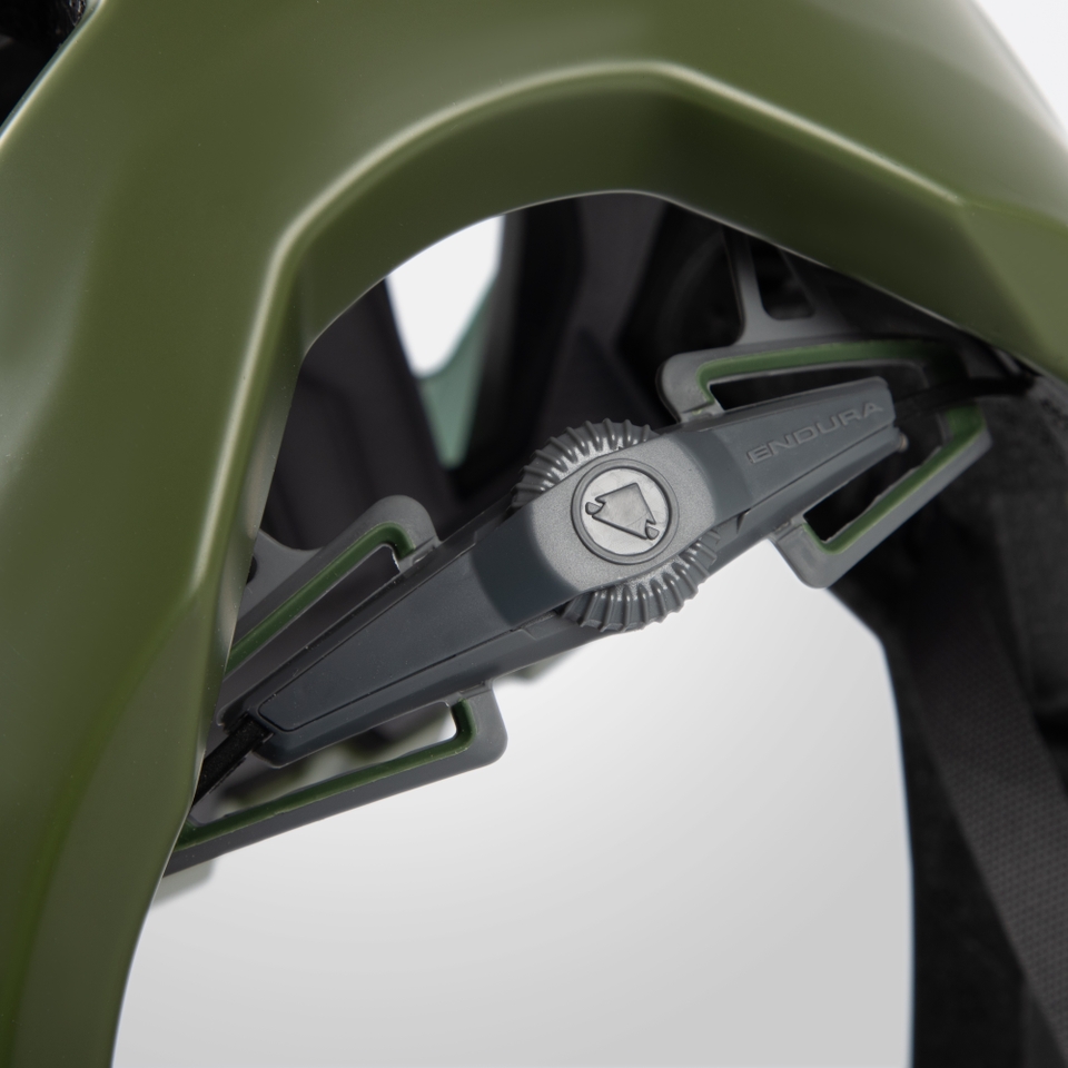 SingleTrack Full Face Helmet - Olive Green - L-XL