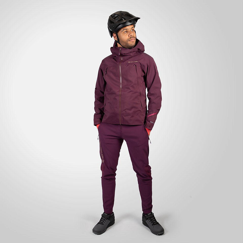 Men's MT500 Waterproof Jacket II - Aubergine - 3XL