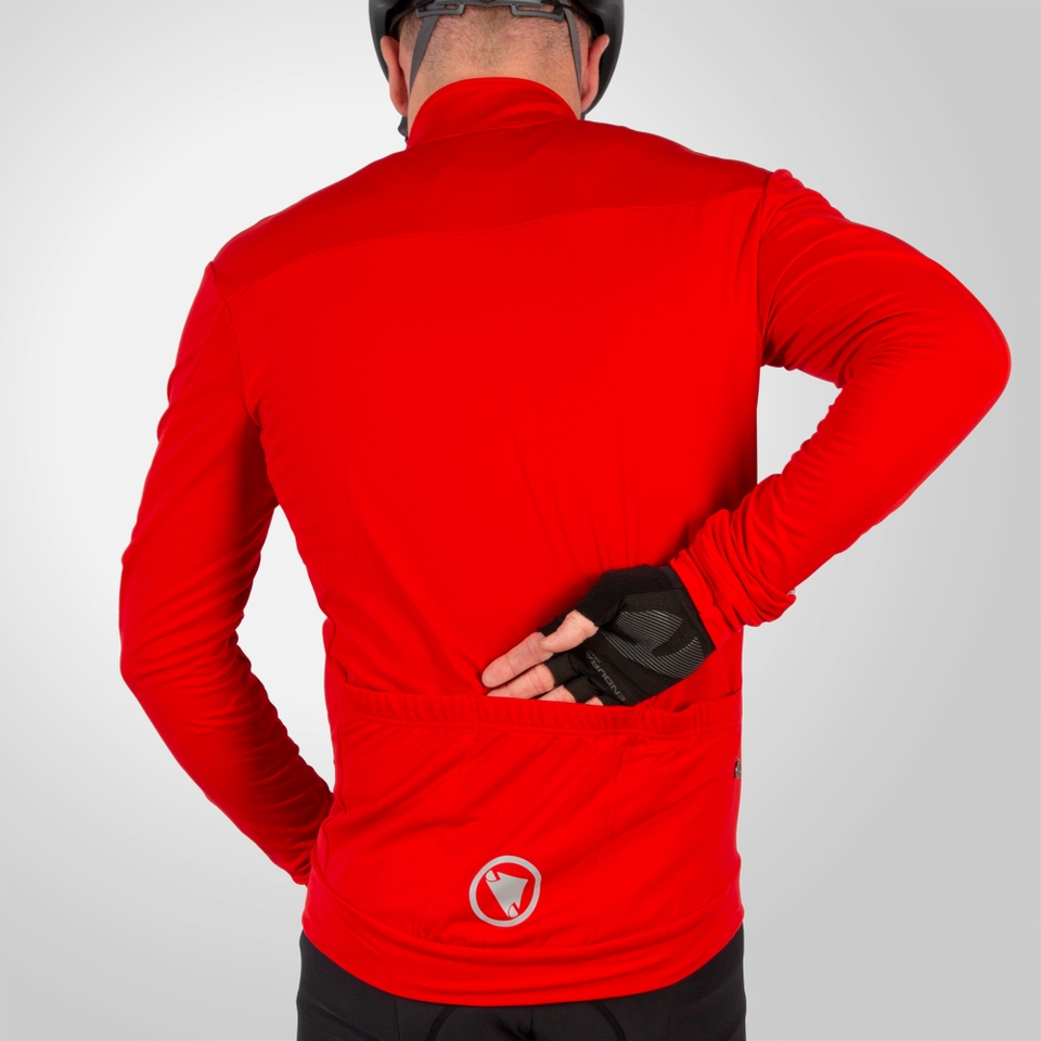 Men's Xtract Roubaix L/S Jersey - Red - XXL