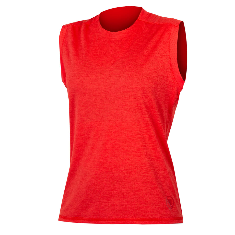 Women's SingleTrack Tank Top - Pomegranate - XXL