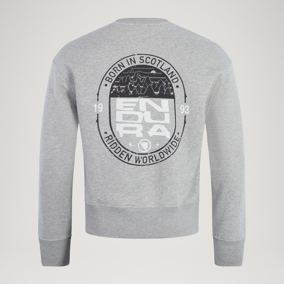 Unisex 'Ninety Three' Sweatshirt - Heathered Grey - S