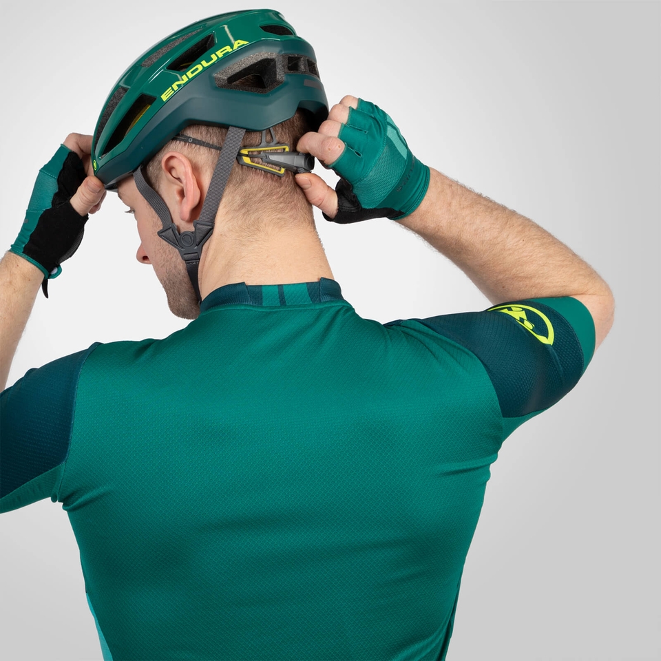 Men's FS260 Print S/S Jersey - Emerald Green - XXL