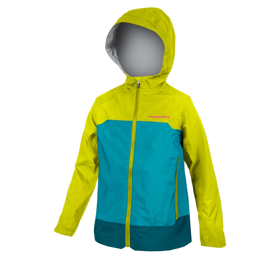 Kid's MT500 JR Waterproof Jacket - Lime Green - 13-14