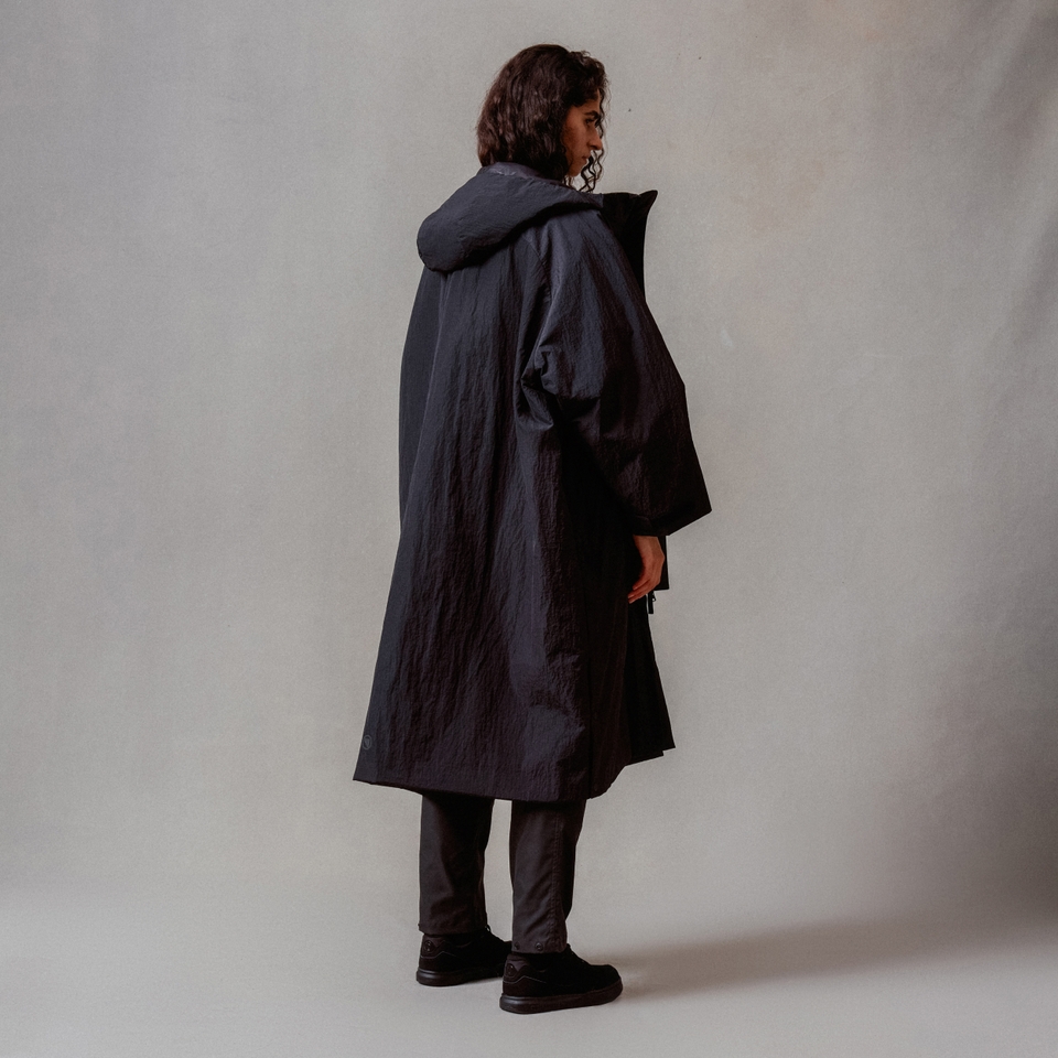 Unisex Corner Changing Robe Black - XS