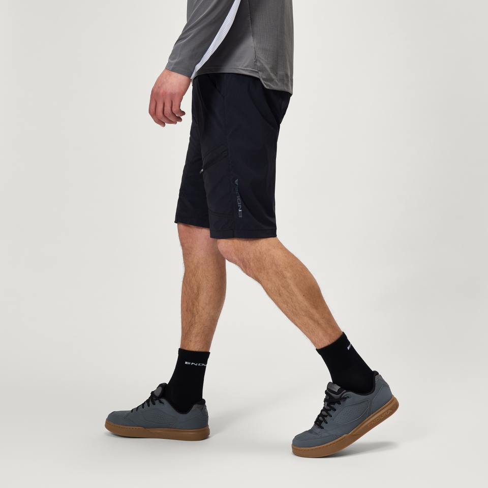 Men's Hummvee Lite Short with Liner - Black - XXL