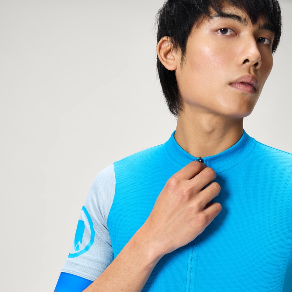 Men's FS260 S/S Jersey - High-Viz Blue - XXL (Relaxed Fit)