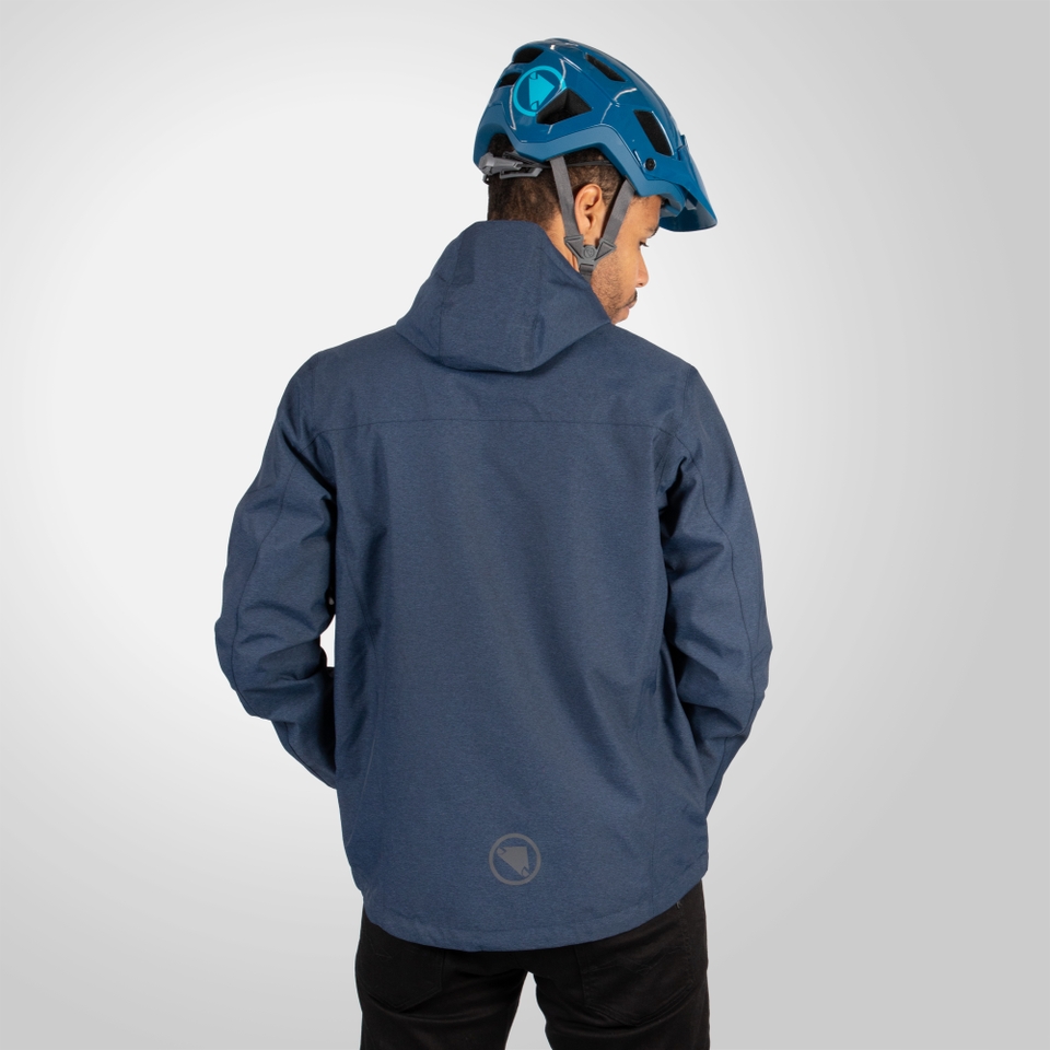 Men's Hummvee Waterproof Hooded Jacket - Ink Blue - 2XL