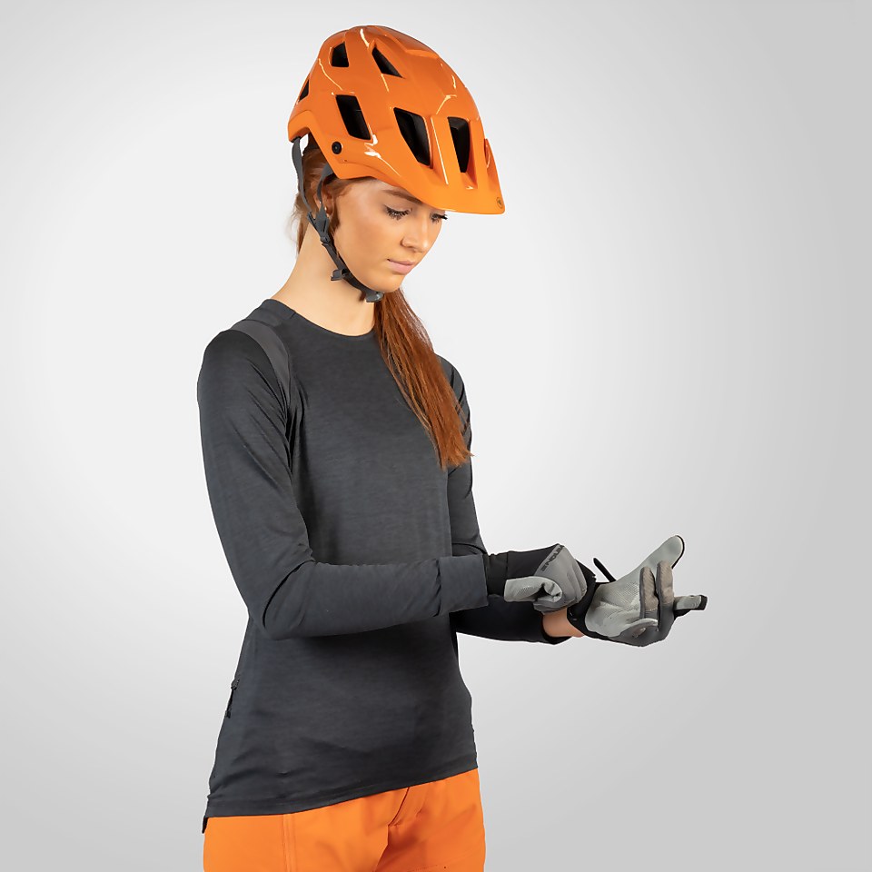 Women's SingleTrack L/S Jersey - Matt Grey - 2XL