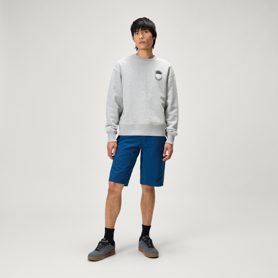 Unisex 'Ninety Three' Sweatshirt - Heathered Grey - S