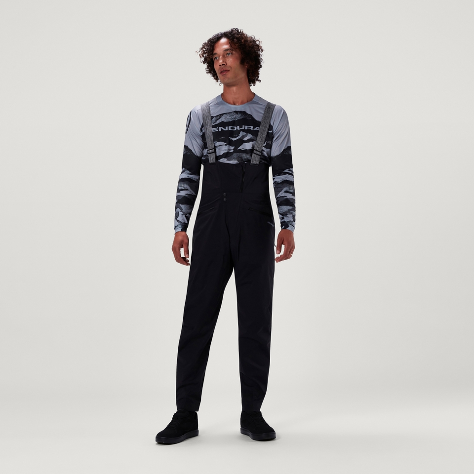 Men's MT500 Waterproof Bib Pant - Black - L