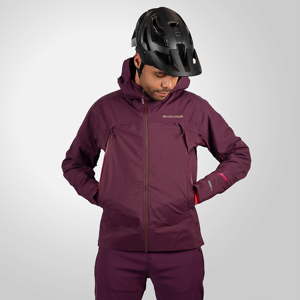 Men's MT500 Waterproof Jacket II - Aubergine - 3XL