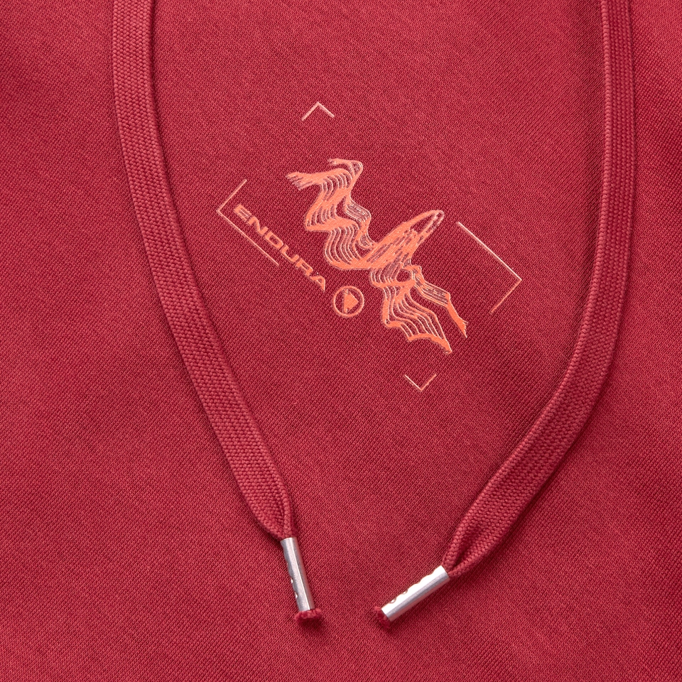 Unisex 'Fluctuate' Hoodie - Aubergine - 2XL