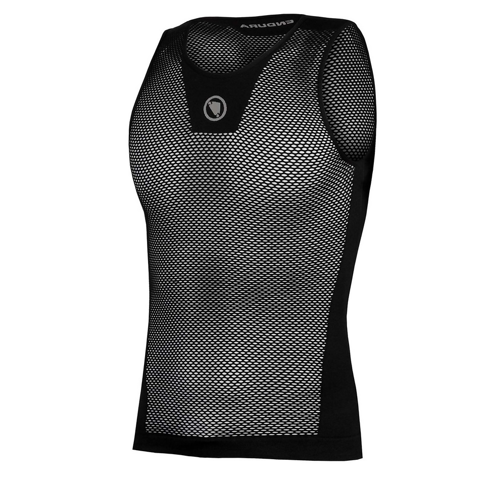 Men's Fishnet S/L Baselayer II - Black - S-M