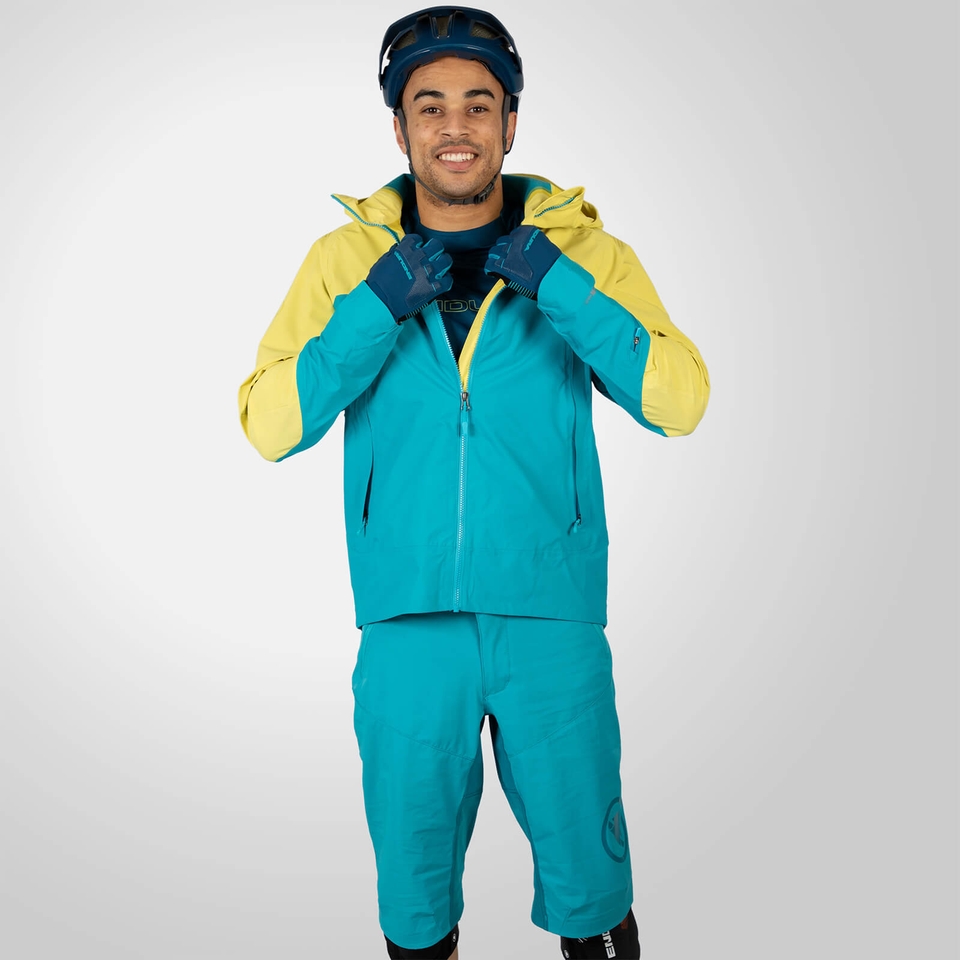 Men's MT500 Waterproof Jacket II - Atlantic - XXL