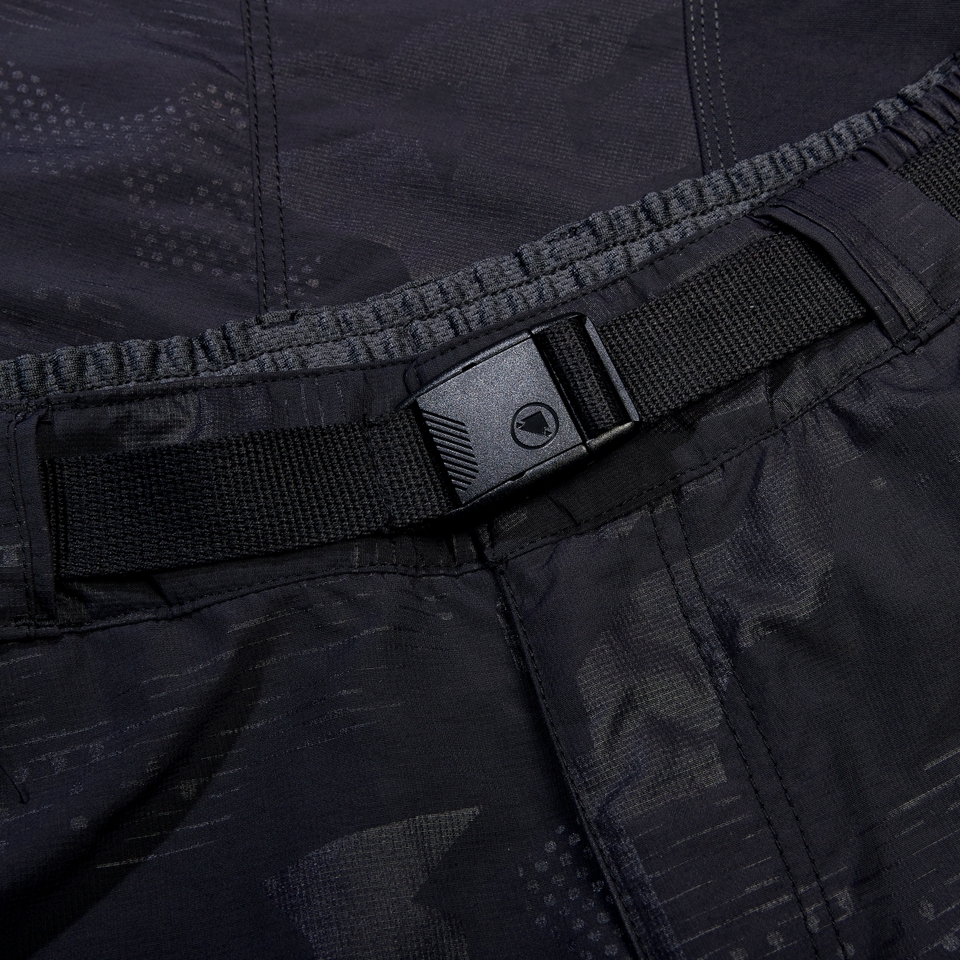 Men's Hummvee Short with Liner - Black Camo - XXL