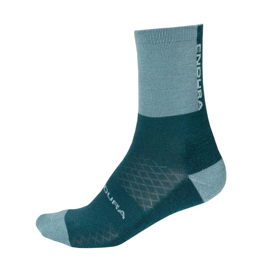 Women's BaaBaa Merino Winter Sock - Deep Teal - One Size