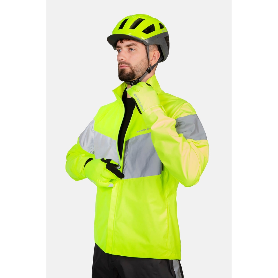 Men's Urban Luminite EN1150 Waterproof Jacket - Hi-Viz Yellow - XXXL