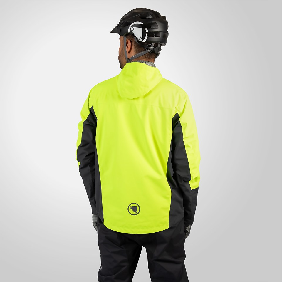 Men's Hummvee 3-In-1 Waterproof Jacket - Hi-Viz Yellow - 2XL