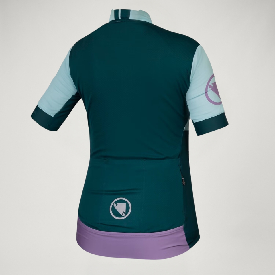 Women's FS260 Print S/S Jersey - Violet - XL