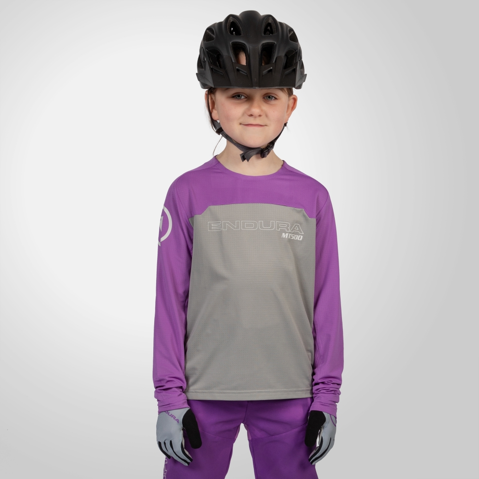 Kid's MT500 Burner L/S Jersey - Thistle - 13-14
