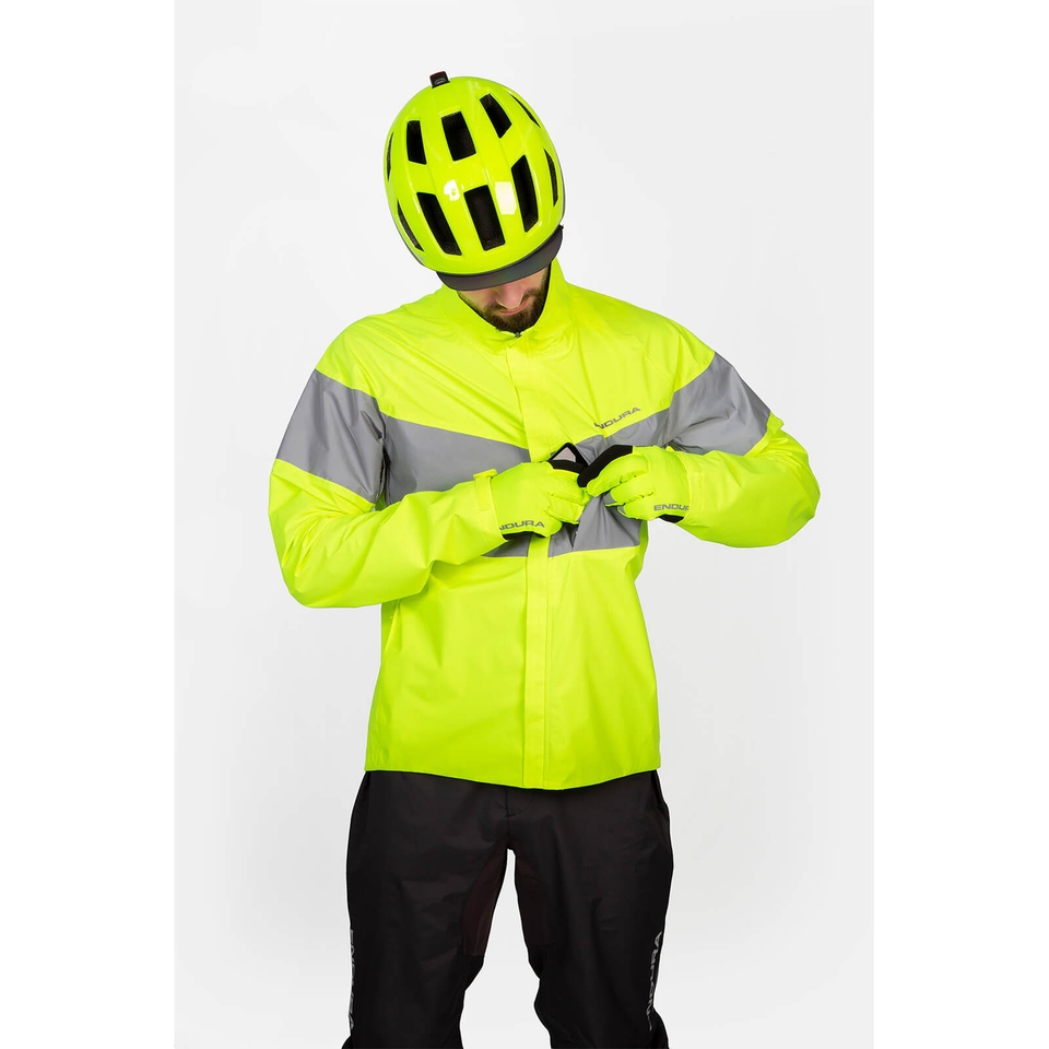 Men's Urban Luminite EN1150 Waterproof Jacket - Hi-Viz Yellow - XXXL