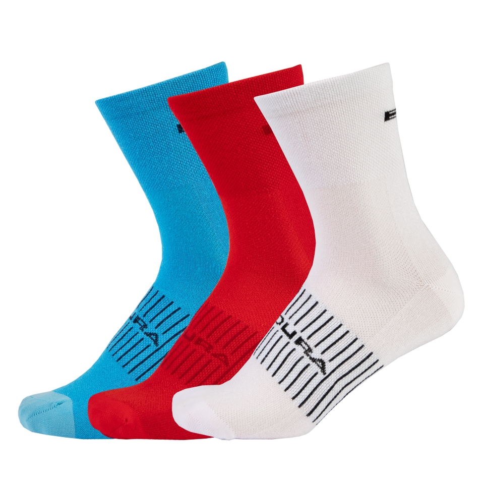 Men's Coolmax® Race Sock (Triple Pack) - White - S-M