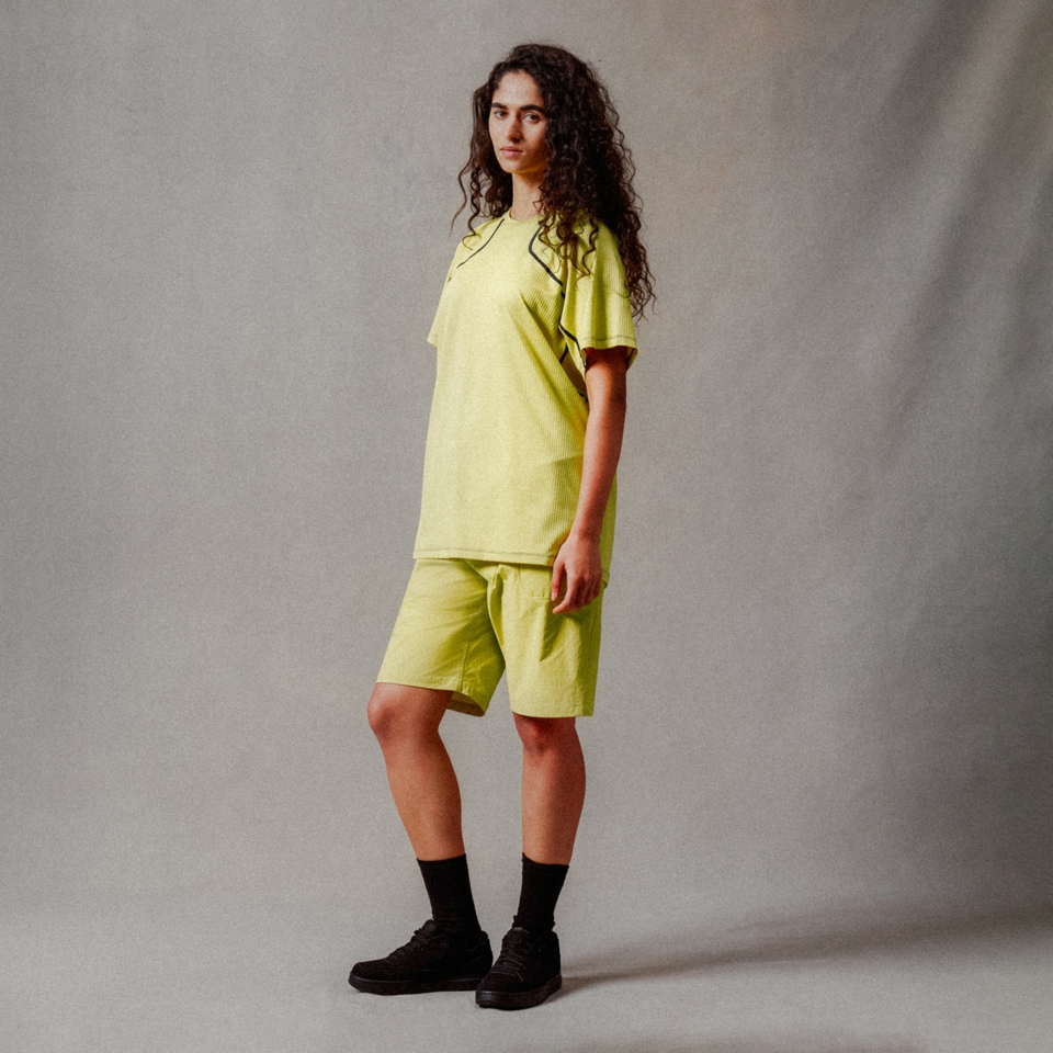 Unisex Short Sleeve Corner Shirt Celery - XXS