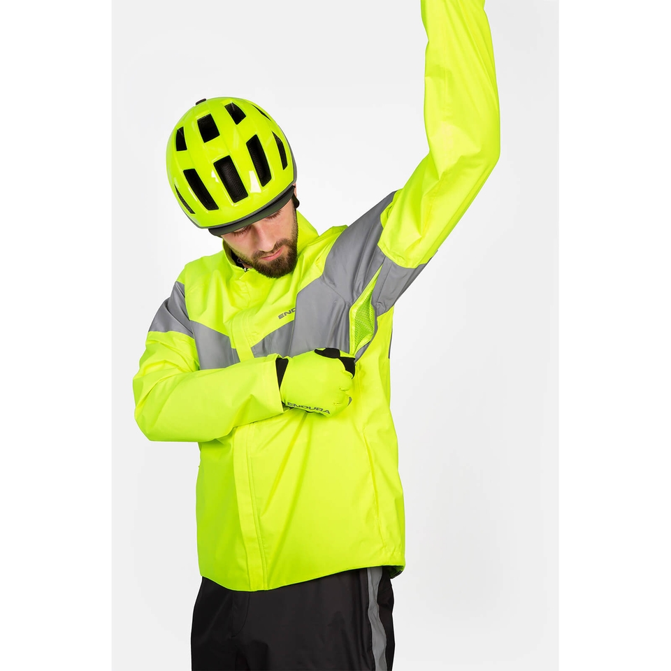 Men's Urban Luminite EN1150 Waterproof Jacket - Hi-Viz Yellow - XXXL