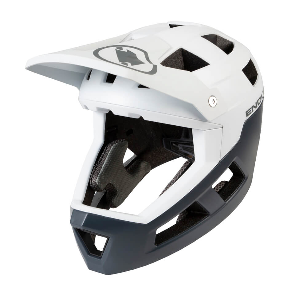 SingleTrack Full Face Helmet - White - M-L