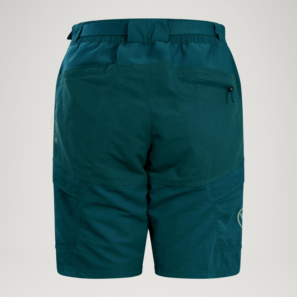 Women's Hummvee Short with Liner - Deep Teal - XL