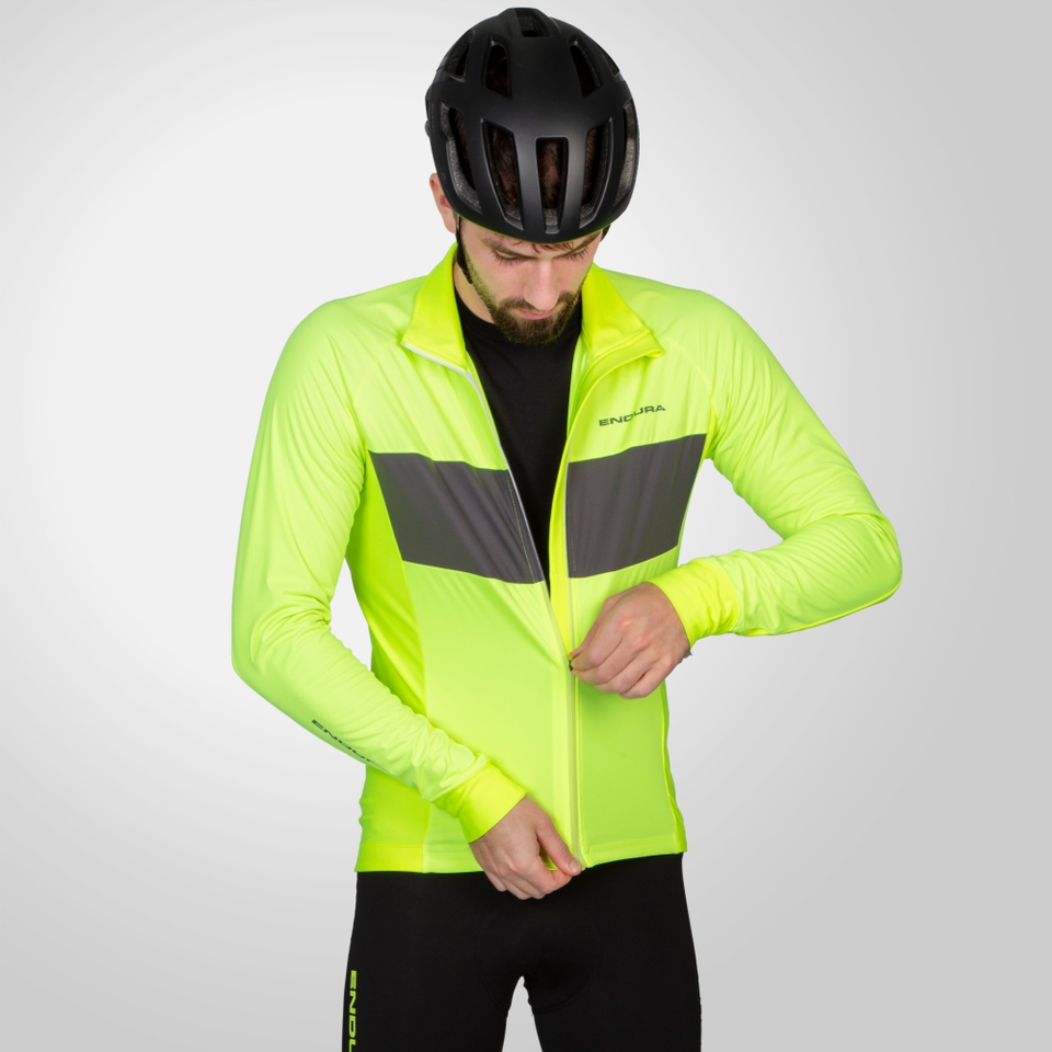 Men's FS260-Pro Jetstream L/S Jersey II - Hi-Viz Yellow - XXL