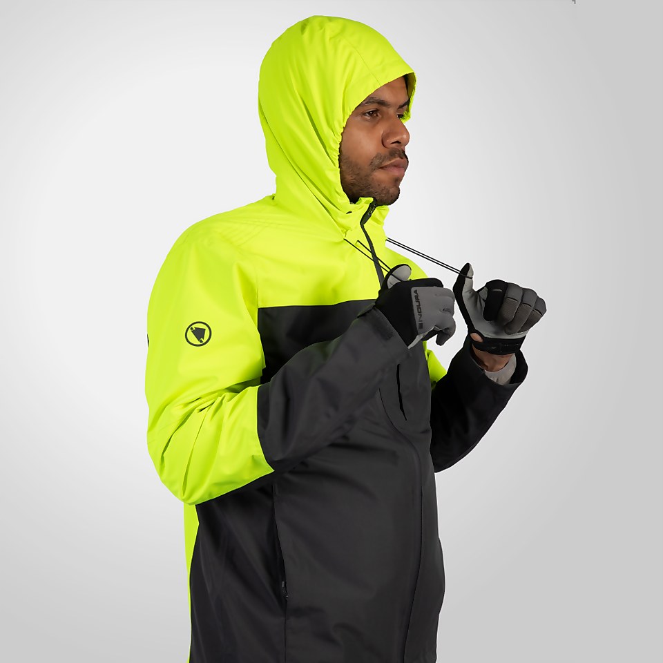 Men's Hummvee 3-In-1 Waterproof Jacket - Hi-Viz Yellow - 2XL