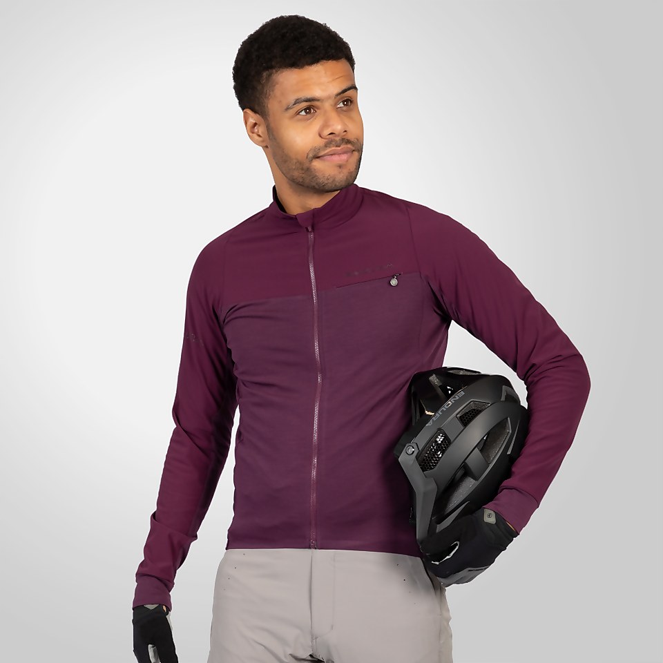 Men's GV500 L/S Jersey - Aubergine - M