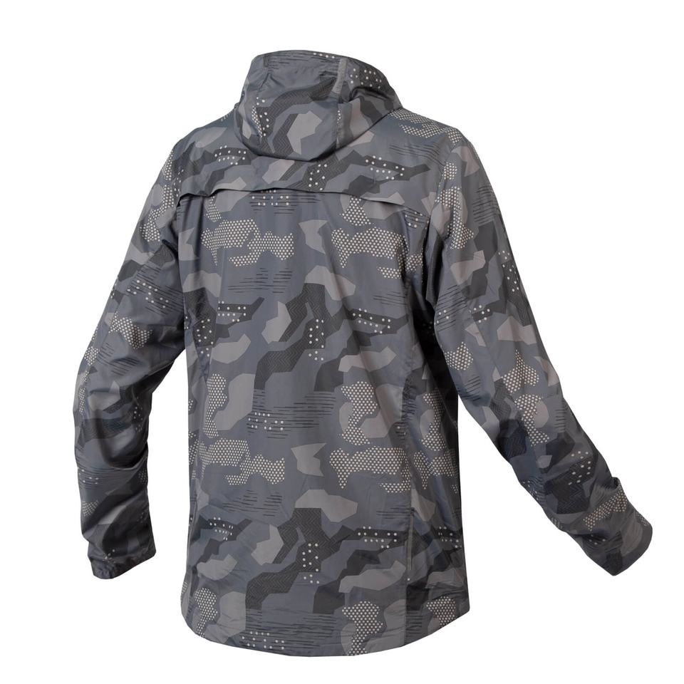 Men's Hummvee Windproof Shell Jacket - Grey Camo - XXXL